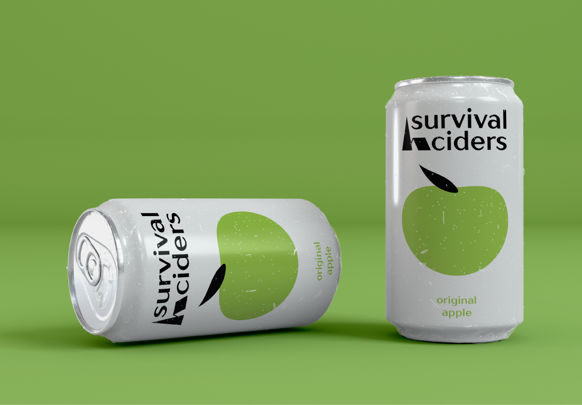 green cider can